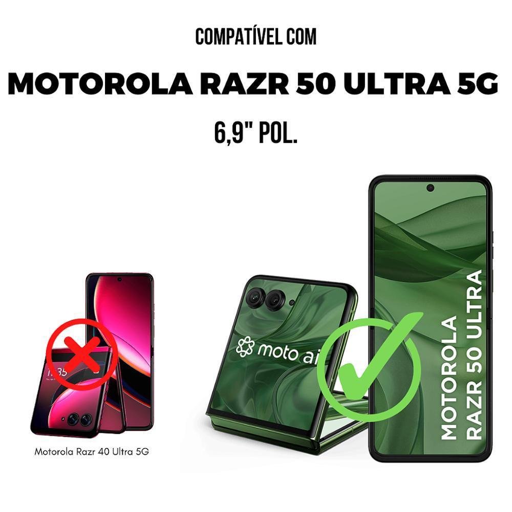 Imagem 2 de 5 do produto Película Para Motorola Moto Razr 50 Ultra 5g - Hydrogel Hd - Gshield