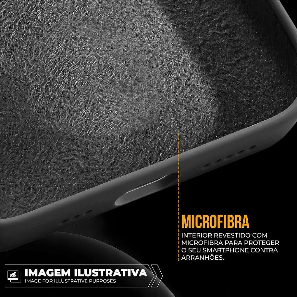 Imagem 4 de 5 do produto Kit Capa Silicon Premium E Película Hydrogel Hd Para Iphone 16 Pro Max - Gshield