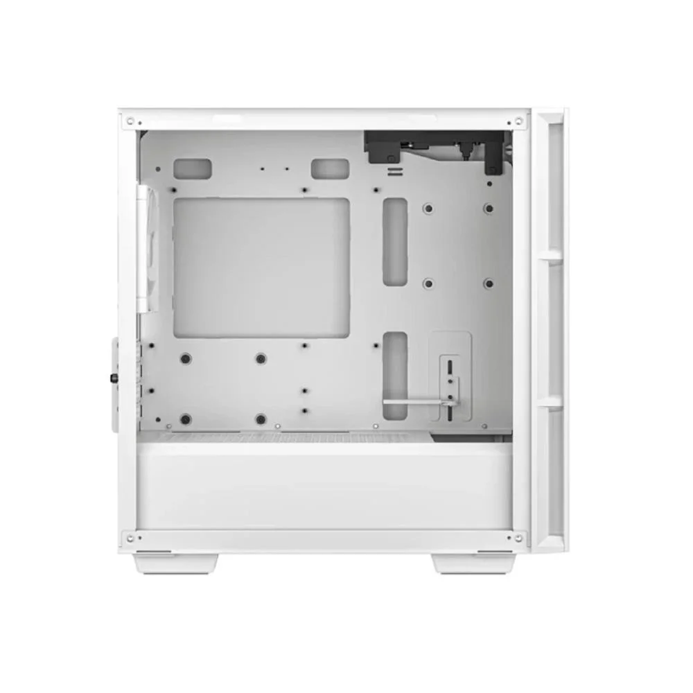 Imagem 3 de 5 do produto Gabinete Gamer Deepcool Ch360 Wh, ARGB, Mini Tower, Vidro Temperado, Sem Fonte, Com 3 Fans, Branco