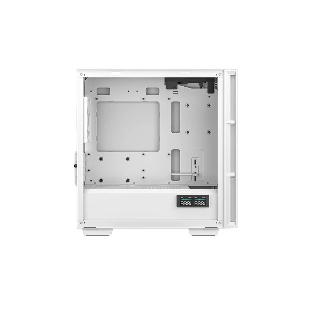 Imagem 3 de 5 do produto Gabinete Gamer Deepcool Ch360 Digital Wh, ARGB, Mini Tower, Display Digital, 3 Fans, Branco