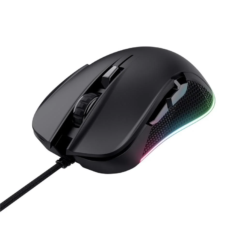 Mouse Gamer Trust Gxt 922 Ybar, RGB, 7200 Dpi, 6 Botões Programáveis, Usb, Preto Mouse Gamer Trust Gxt 922 Ybar, RGB, 7200 Dpi, 6 Botões Programáveis, Usb, Preto