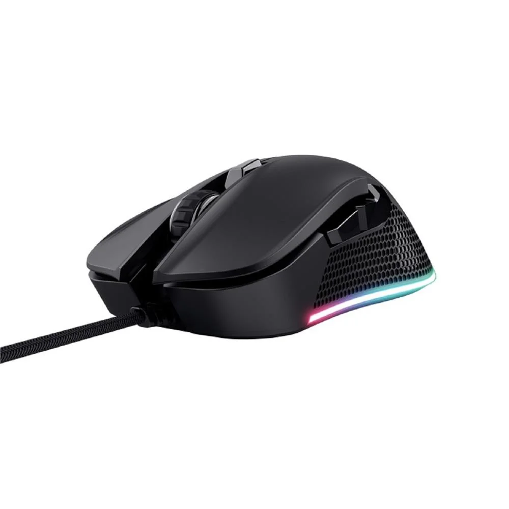 Mouse Gamer Trust Gxt 922 Ybar, RGB, 7200 Dpi, 6 Botões Programáveis, Usb, Preto Mouse Gamer Trust Gxt 922 Ybar, RGB, 7200 Dpi, 6 Botões Programáveis, Usb, Preto