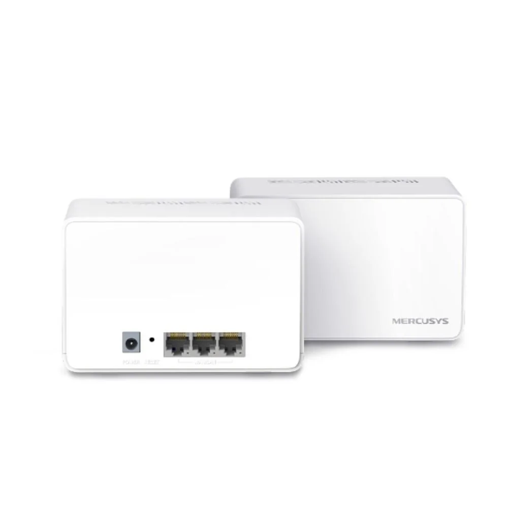 Kit 2x Roteador Mercusys Halo H80x Mesh Wifi6 Ax3000 Dual Band - H80x C/2 Kit 2x Roteador Mercusys Halo H80x Mesh Wifi6 Ax3000 Dual Band - H80x C/2