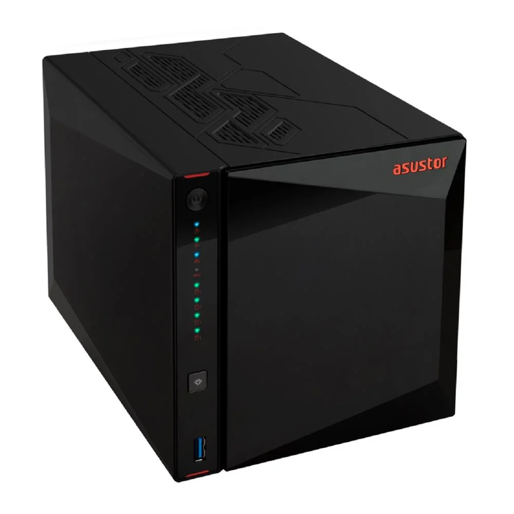 Storage Asustor Flashstor As5404t, 4 Baias, Intel Celeron N5105 Quad-core, 2.0ghz, 4gb Ram Storage Asustor Flashstor As5404t, 4 Baias, Intel Celeron N5105 Quad-core, 2.0ghz, 4gb Ram