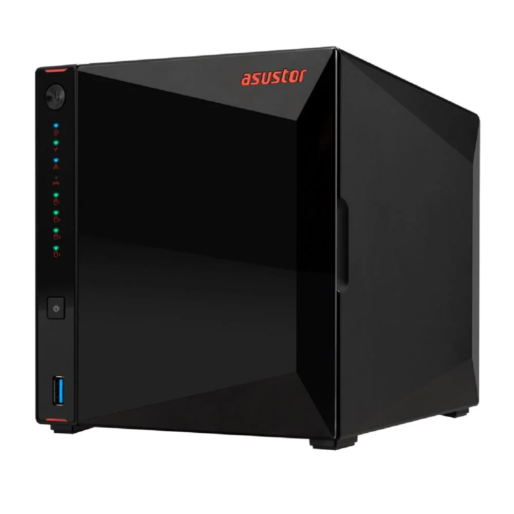 Storage Asustor Flashstor As5404t, 4 Baias, Intel Celeron N5105 Quad-core, 2.0ghz, 4gb Ram Storage Asustor Flashstor As5404t, 4 Baias, Intel Celeron N5105 Quad-core, 2.0ghz, 4gb Ram