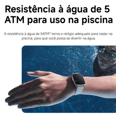 Smartwatch Redmi Watch 5 Lite Gps, Tela AmoLED 1,96" 150 Modos Esportivos M2352w1 Preto 15