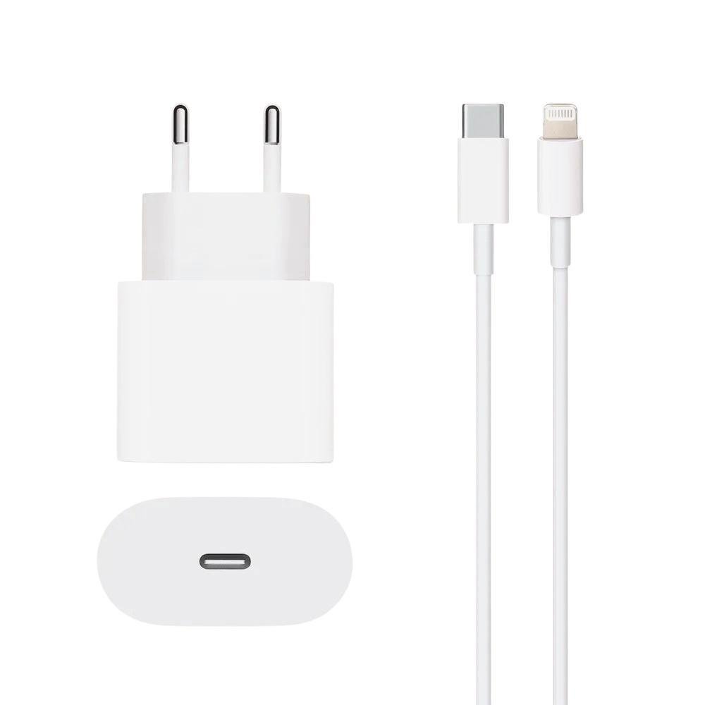 Carregador Iphone 14 13 12 11 Max X Xr Xs Turbo Bivolt Usb-c Com Cabo Ios