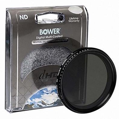 Filtro Nd Variável Bower Dhd 58mm (nd4 A Nd256)