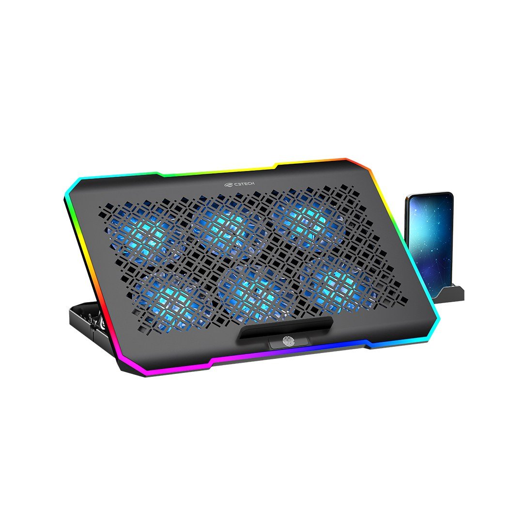 Base Para Notebook 17,3" NBC-550BK C3Tech