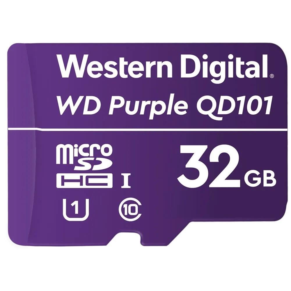 Cartao De Memória Microsd 32gb Wd Purple Sc Ultra Endurance - Wdd032g1p0c Western Digital