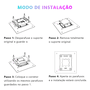 Adaptador Socket Para Processador Amd Ryzen Am5, Contact Frame, Prata, Coolmoon