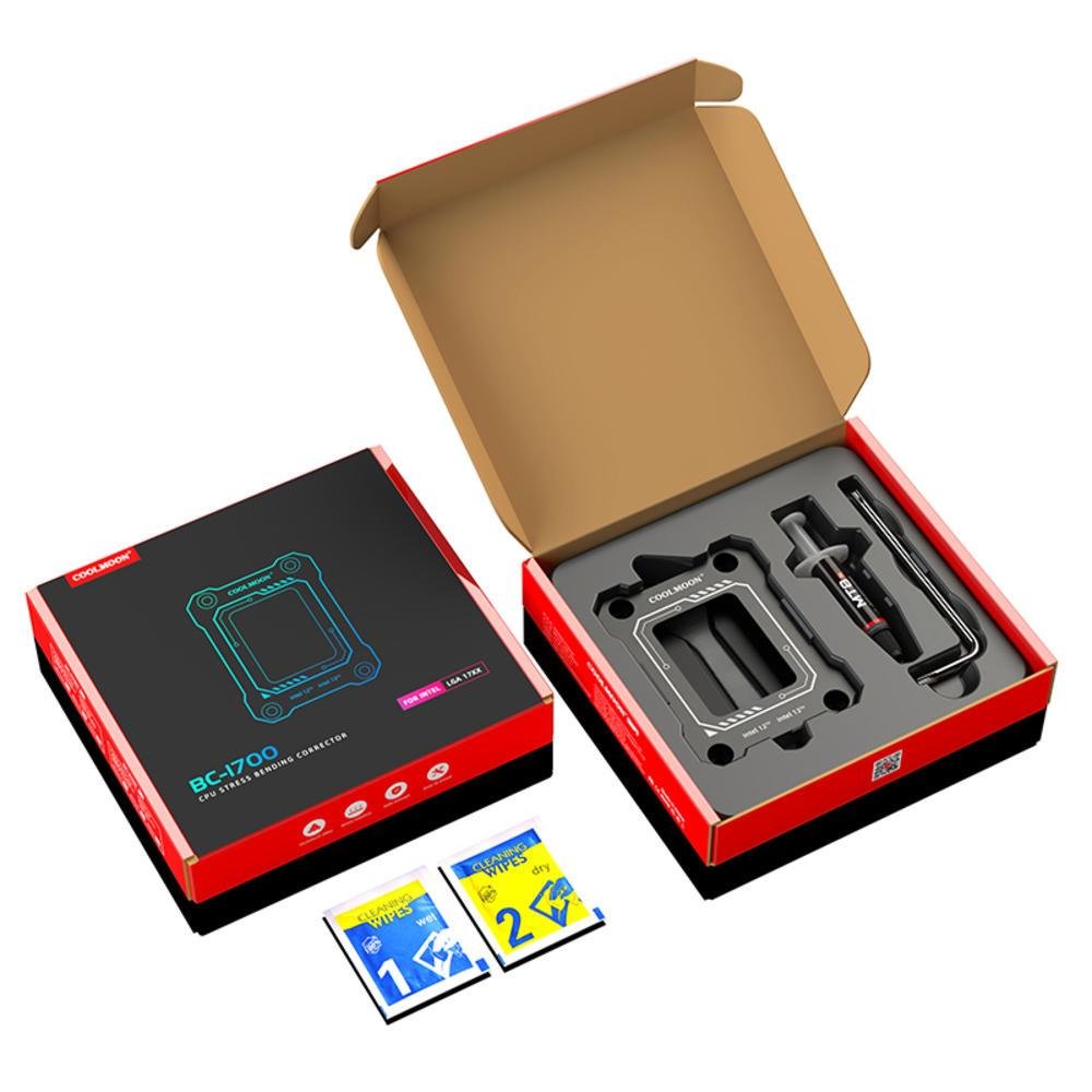 Adaptador Socket Para Processador Intel Lga 1700, Contact Frame, Preto, Coolmoon 7
