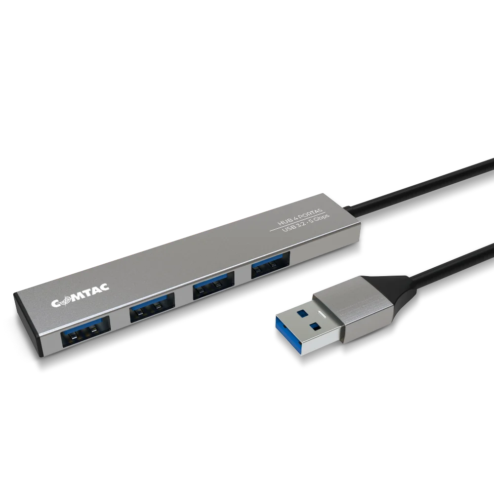Imagem 2 de 2 do produto Hub Comtac Aluminium Usb-a 4 Portas - 24129457