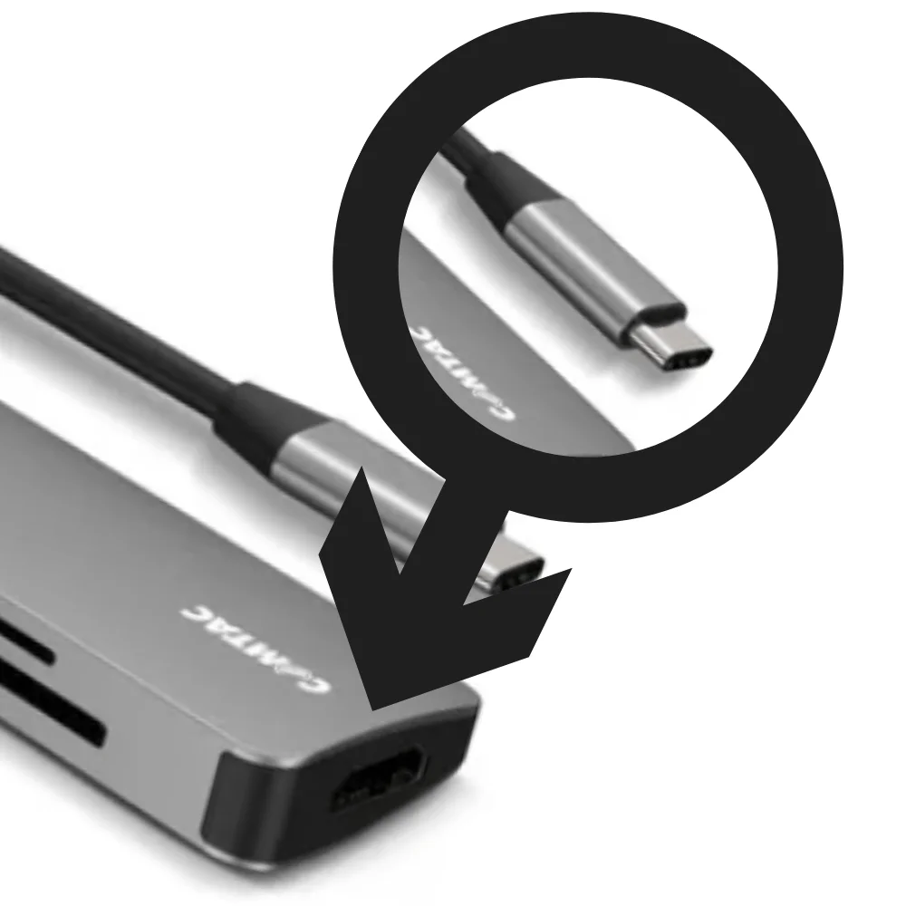 Imagem 2 de 4 do produto Hub Usb Comtac 6 Em 1  - 20119413