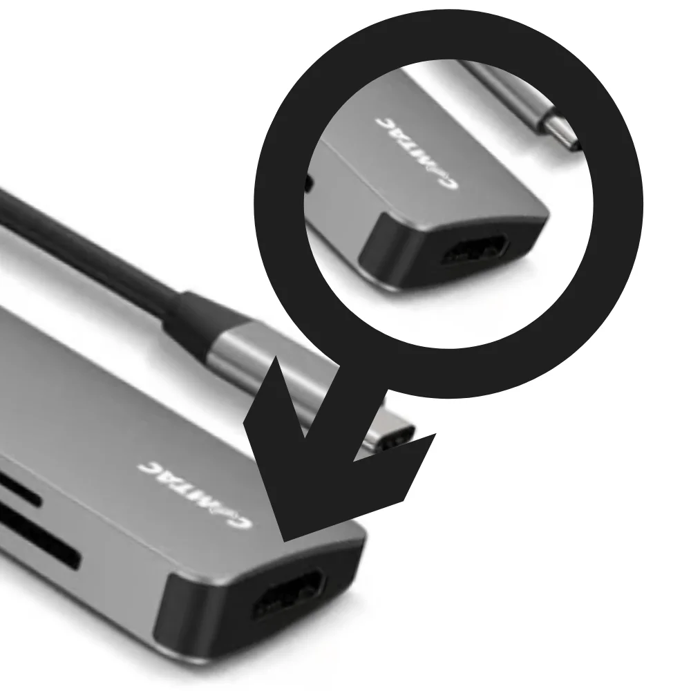 Imagem 4 de 4 do produto Hub Usb Comtac 6 Em 1  - 20119413