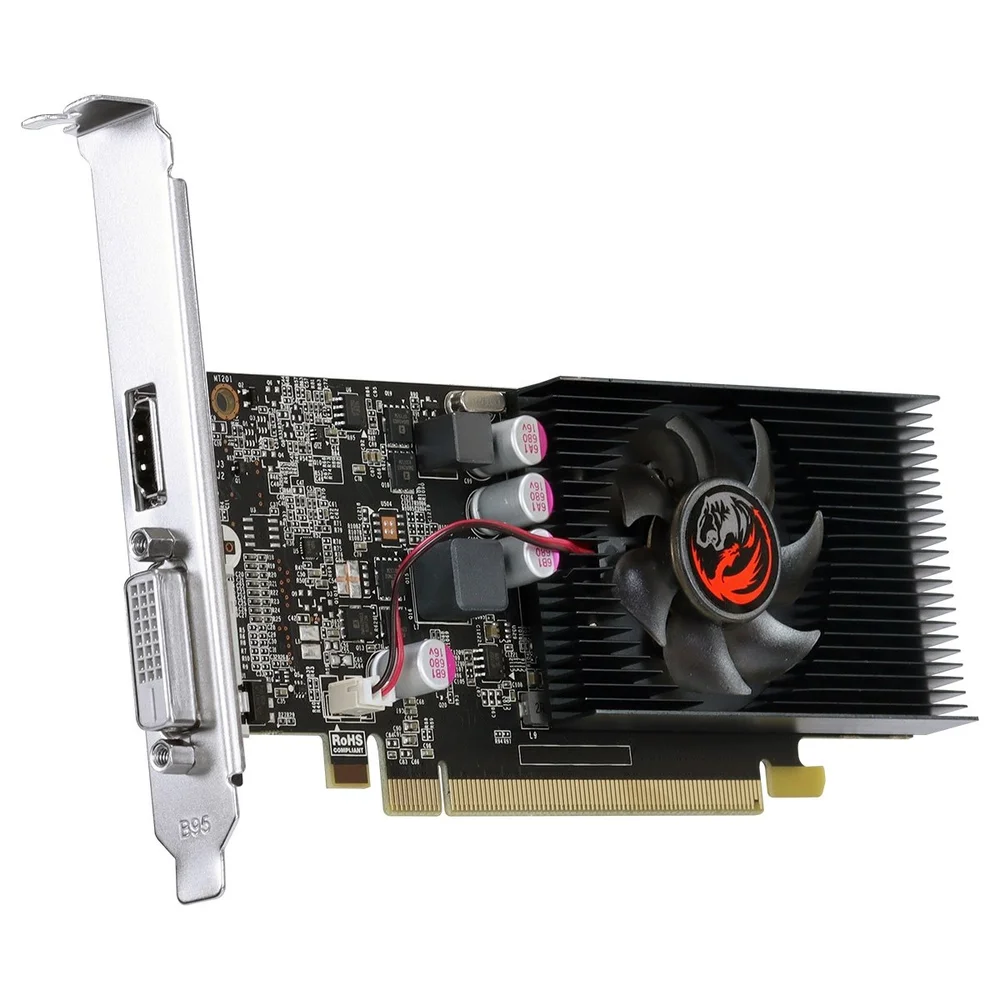 Imagem 2 de 5 do produto Gpu Gt 1030 4gb GDDR4 64bit Single Fan Low Profile - Pagt10304gbg4lp