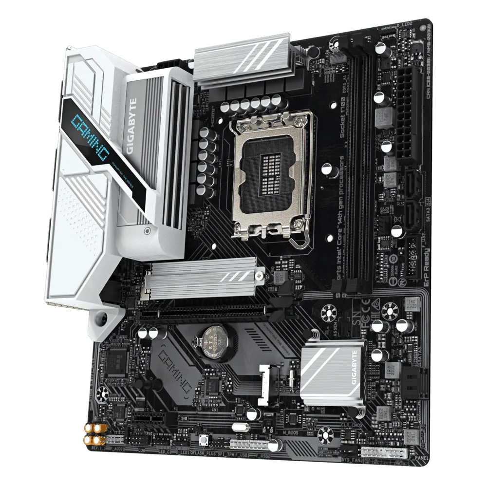 Placa Mãe Gigabyte B760m Gaming Wifi Plus (rev. 1.1), Ddr5, LGA 1700, Micro Atx 7