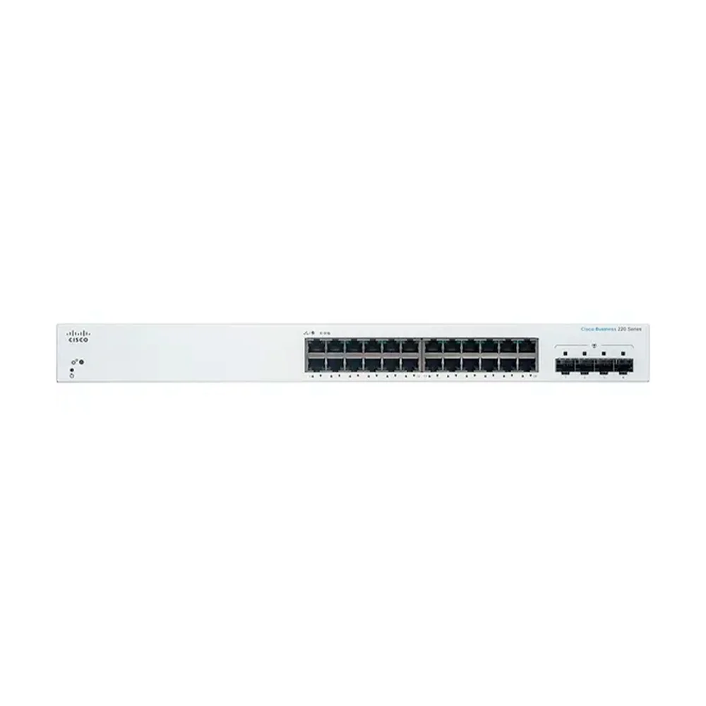 Imagem 4 de 5 do produto Switch Cisco Cbs220 24 Portas Gigabit 10/100/1000 4x1g Sfp Layer 2 Cbs220-24t-4g Gerenciável