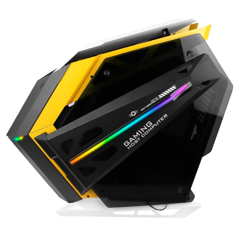 Gabinete Gamer Phantom Computador PC Gaming Lateral Vidro