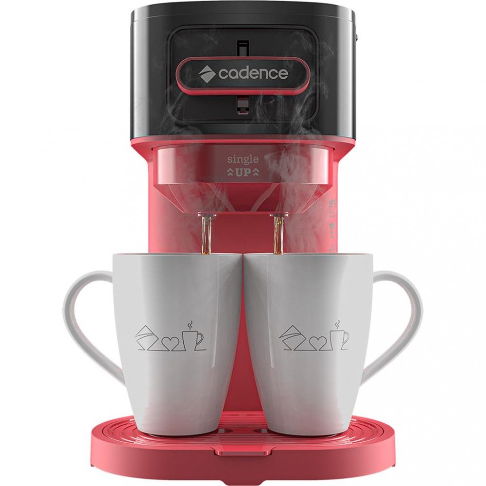 Cafeteira Elétrica Cadence Caf230 Single Up, 300ml, 220V, Vermelha