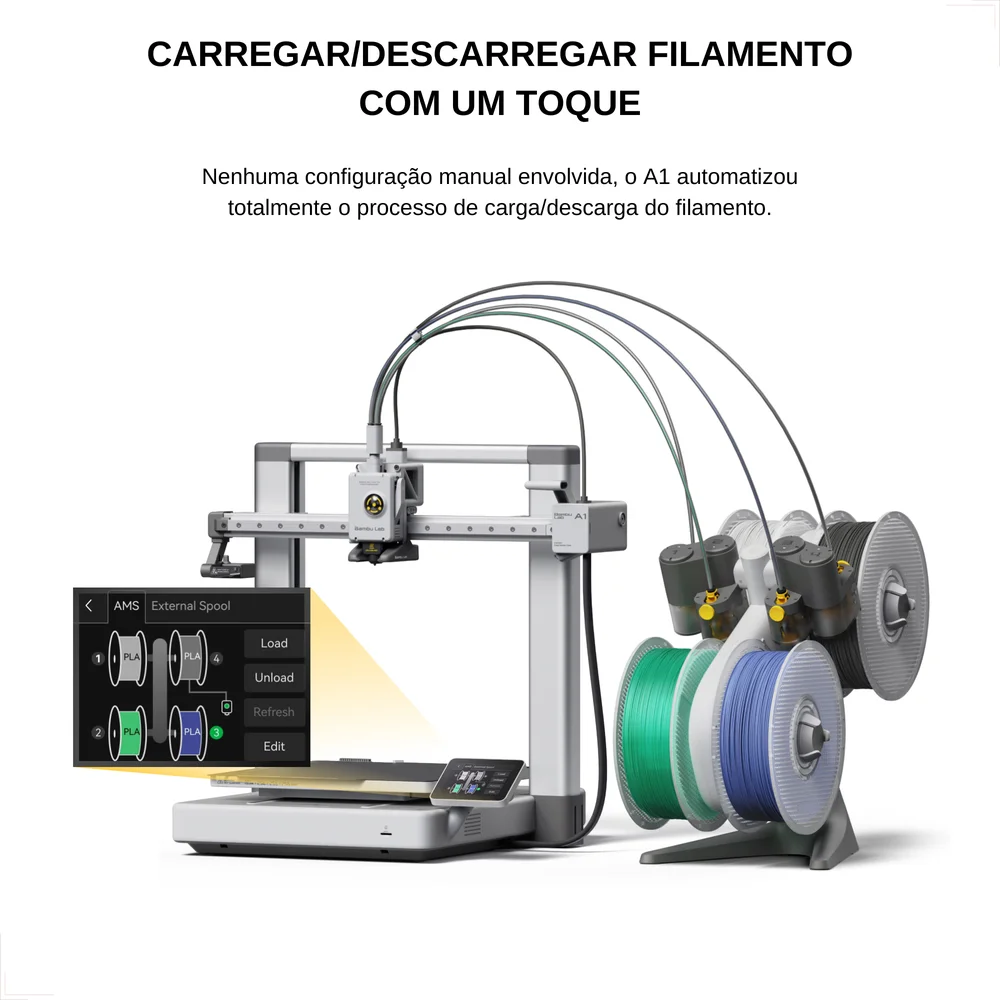 Impressora 3D Bambu Lab A1 Combo