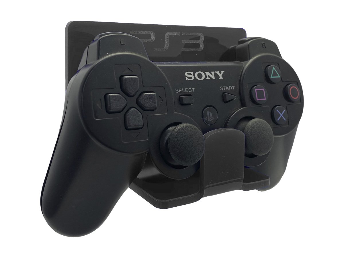 Suporte Parede Controle Playstation 3 - Ps3 Controle - Material Acrílico Preto