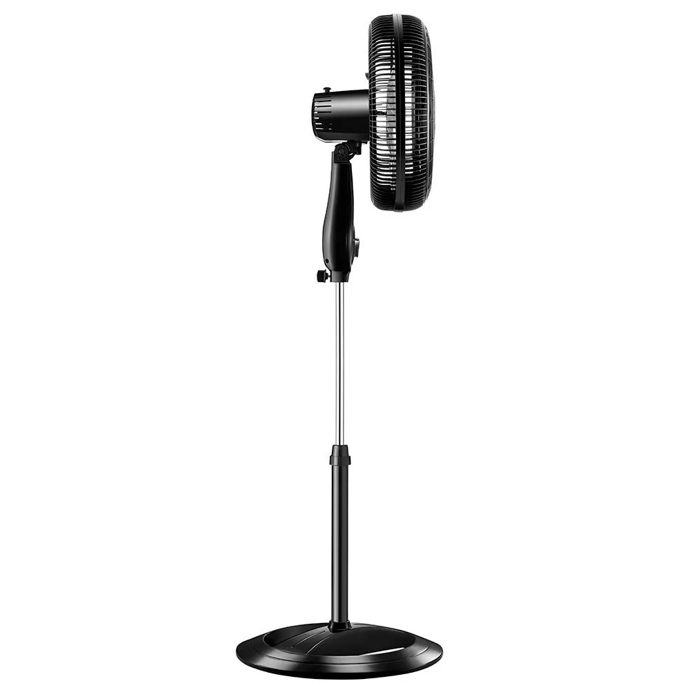 Imagem 4 de 5 do produto Ventilador De Coluna Mondial Turbo 40cm 8 Pás 140w Preto E Prata Nvt-40c-8p-b