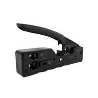 Alicate de Crimpar Profissional Para Conectores de Telefonia RJ11 e Redes de Internet RJ45 Categorias 5e 6 e 7   O Alicate de Crimpar Profissional é u