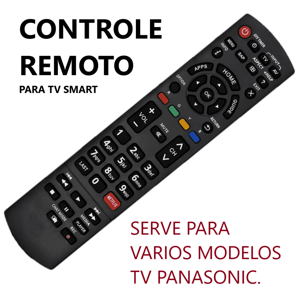 Imagem 2 de 3 do produto Controle Remoto Panasonic Tv Smart Tnq2b4903 -7008