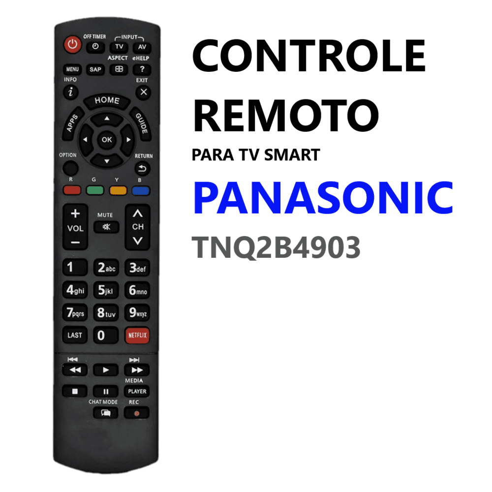 Imagem 3 de 3 do produto Controle Remoto Panasonic Tv Smart Tnq2b4903 -7008