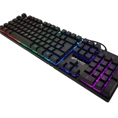 Teclado Gamer Knup KP-TM010 Rgb Semi Mecanico Usb Qwerty Cor Preto