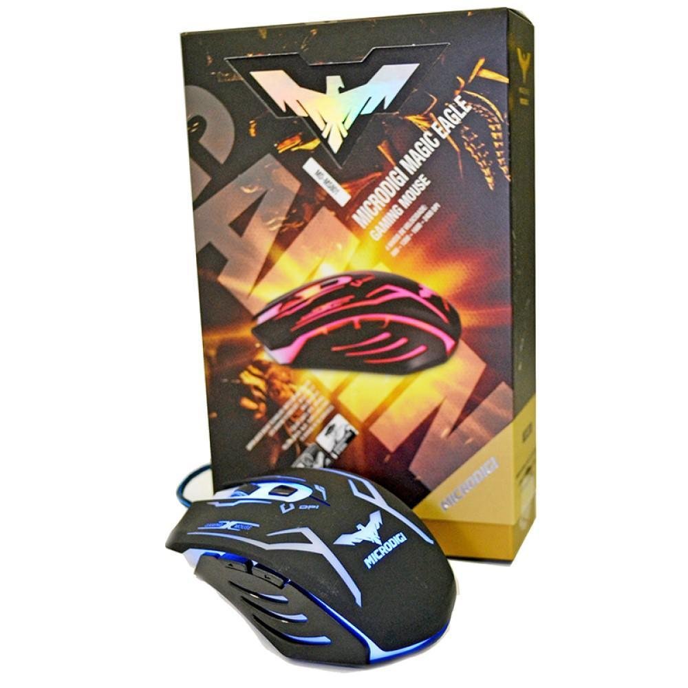 MOUSE USB MICRODIGI GAMING 6 BUTTON E 7 CORES MD-MS801 MOUSE USB MICRODIGI GAMING 6 BUTTON E 7 CORES MD-MS801