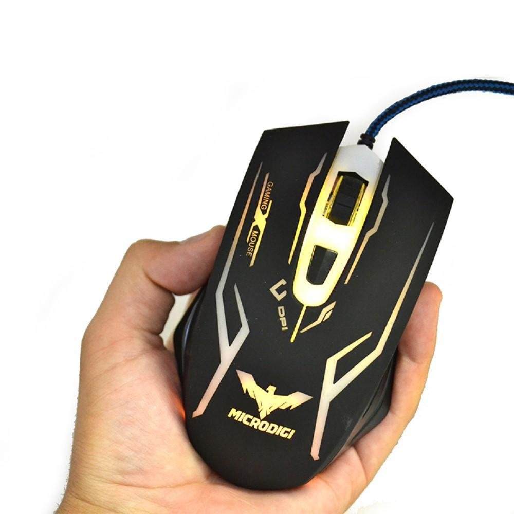 MOUSE USB MICRODIGI GAMING 6 BUTTON E 7 CORES MD-MS801 MOUSE USB MICRODIGI GAMING 6 BUTTON E 7 CORES MD-MS801