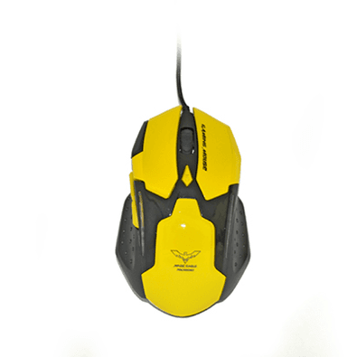 MOUSE USB MICRODIGI GAMING 7 BUTTON C/ SOFTWARE MACRO MD-MS898 YELLOW