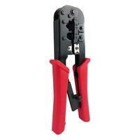 \n ALICATE DE CRIMPAR HY-568R Alicate de crimpagem, cortador e decapador, utilizados na conexão em cabos, os plugs 6x2, 6x4,6x6 e 8x8.\n Serve para co