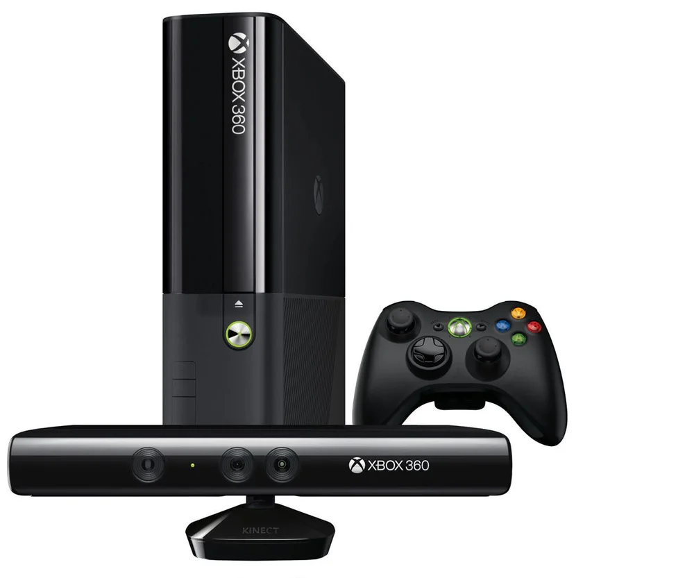 Console 360 + Kinect E 3 Jogos E 4gb Standard Cor Preto