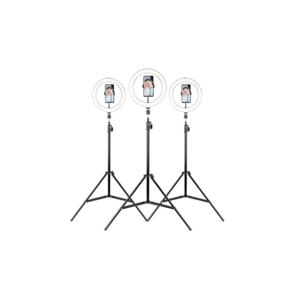 Kit Ring Light Havit St7012, Com Suporte Tripé