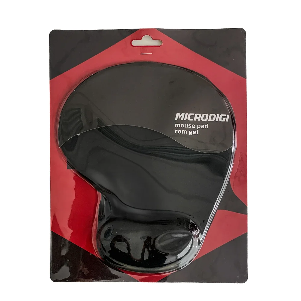 Imagem 3 de 3 do produto APOIO DE PUNHO ERGONOMICO MOUSE GEL MICRODIGI MD-MP802 PRETO