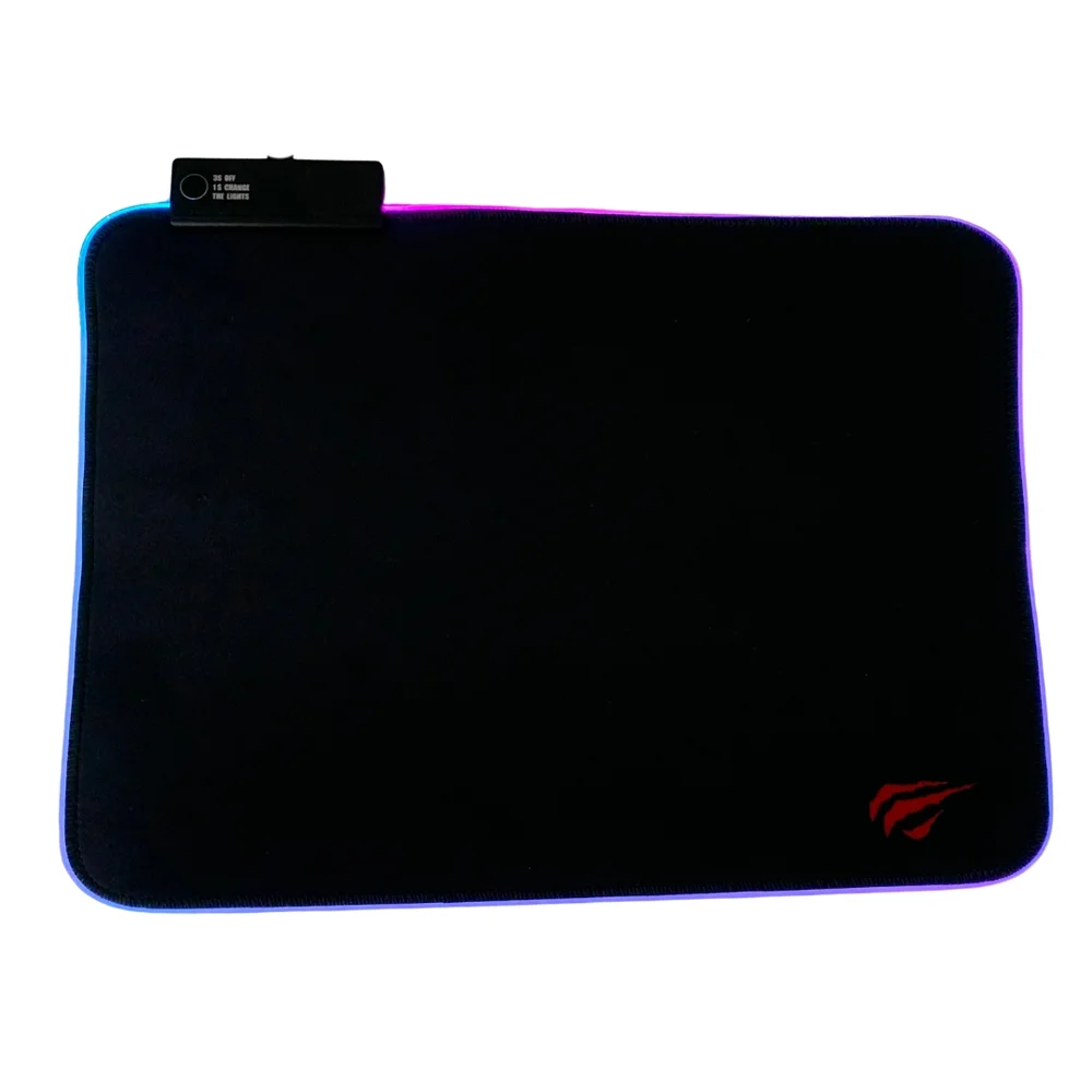 Imagem 3 de 4 do produto Mousepad Gamer Havit, Professional, RGB, 36x26cm, Preto – Hv-mp901