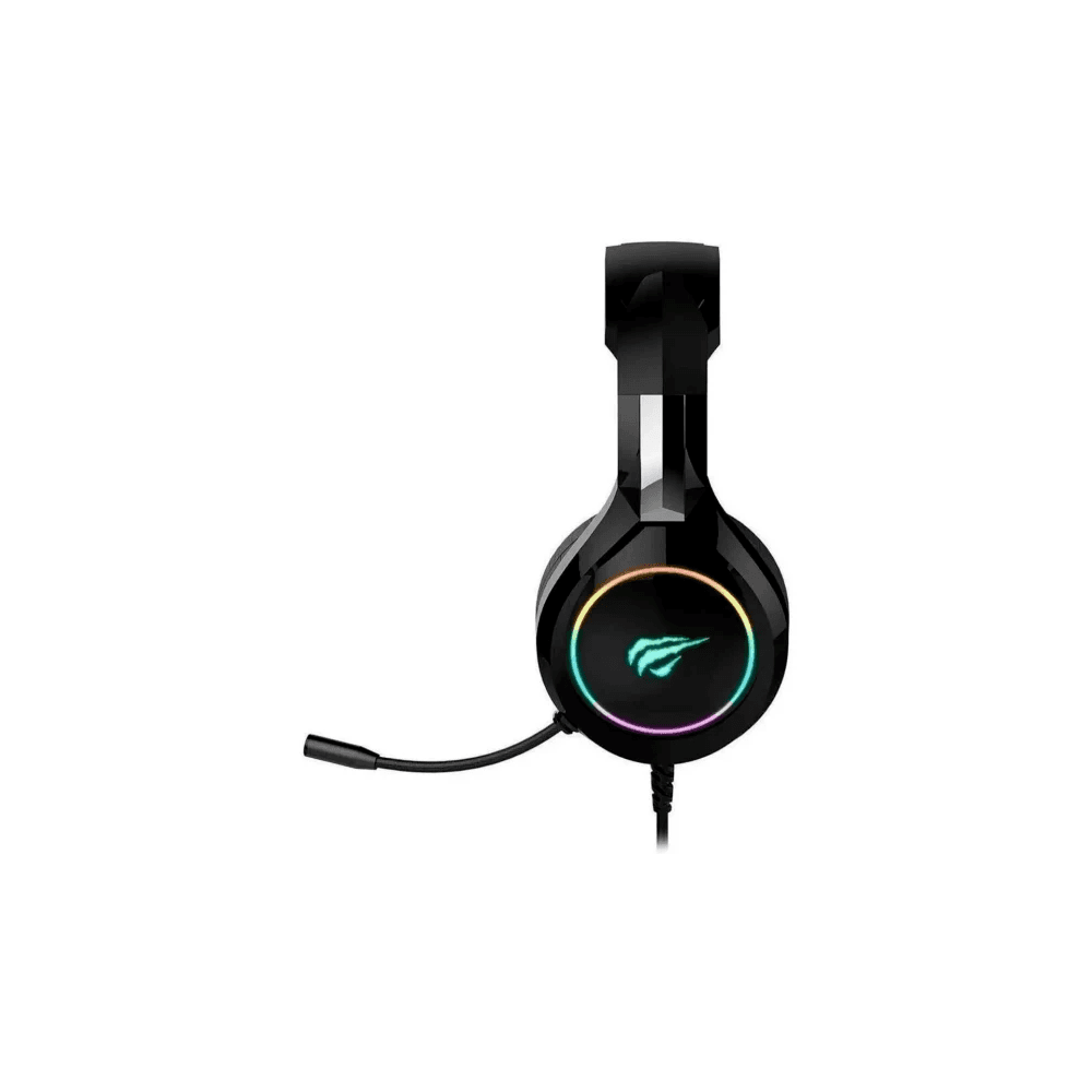 Headset Gamer Havit H2232d, RGB, Usb E P2, Drivers 50mm, Preto Headset Gamer Havit H2232d, RGB, Usb E P2, Drivers 50mm, Preto