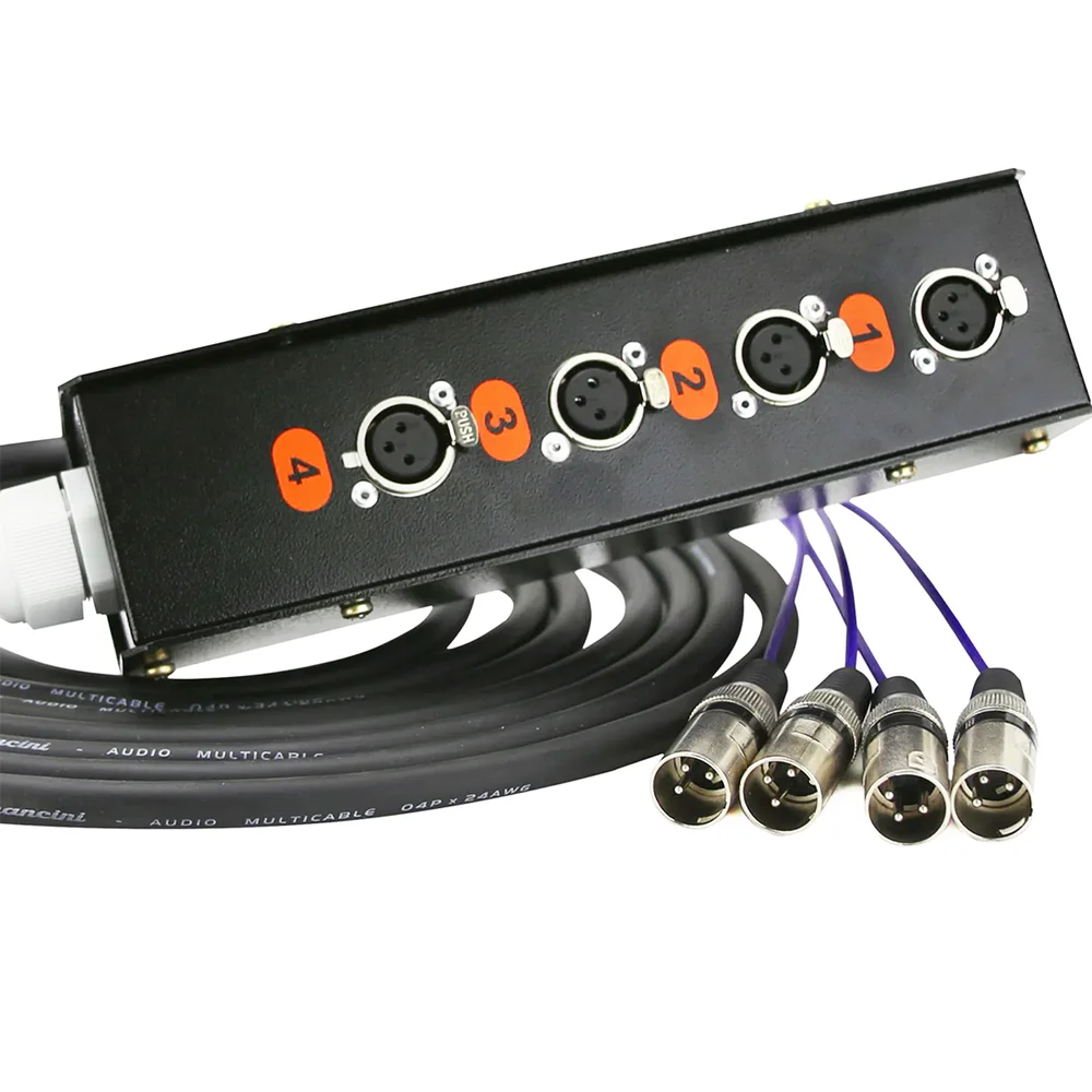 Imagem 2 de 5 do produto Medusa 4 Vias Montada Com Conectores Cirilo Cabos - 45 Metros