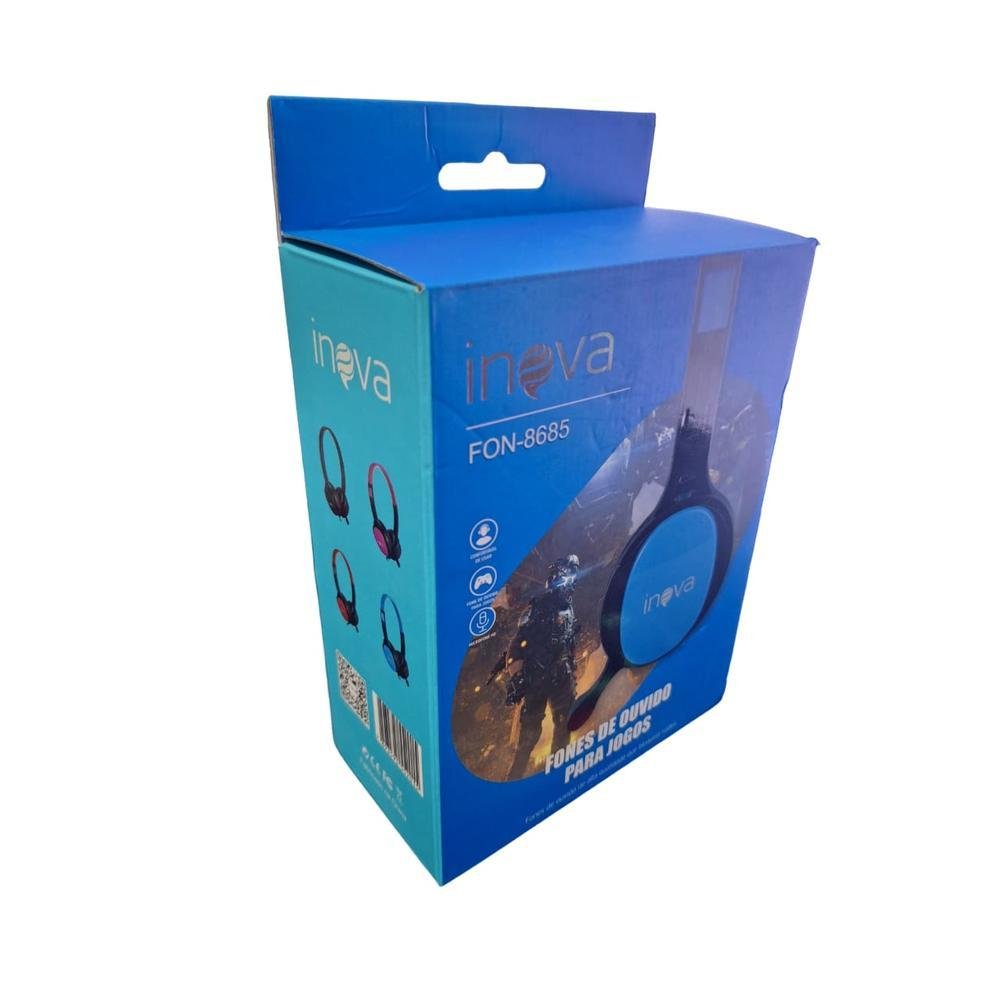 Imagem 2 de 3 do produto Fone Inova Fon-8685 Gamer Alta Qualidade Broqueios De Ruídos