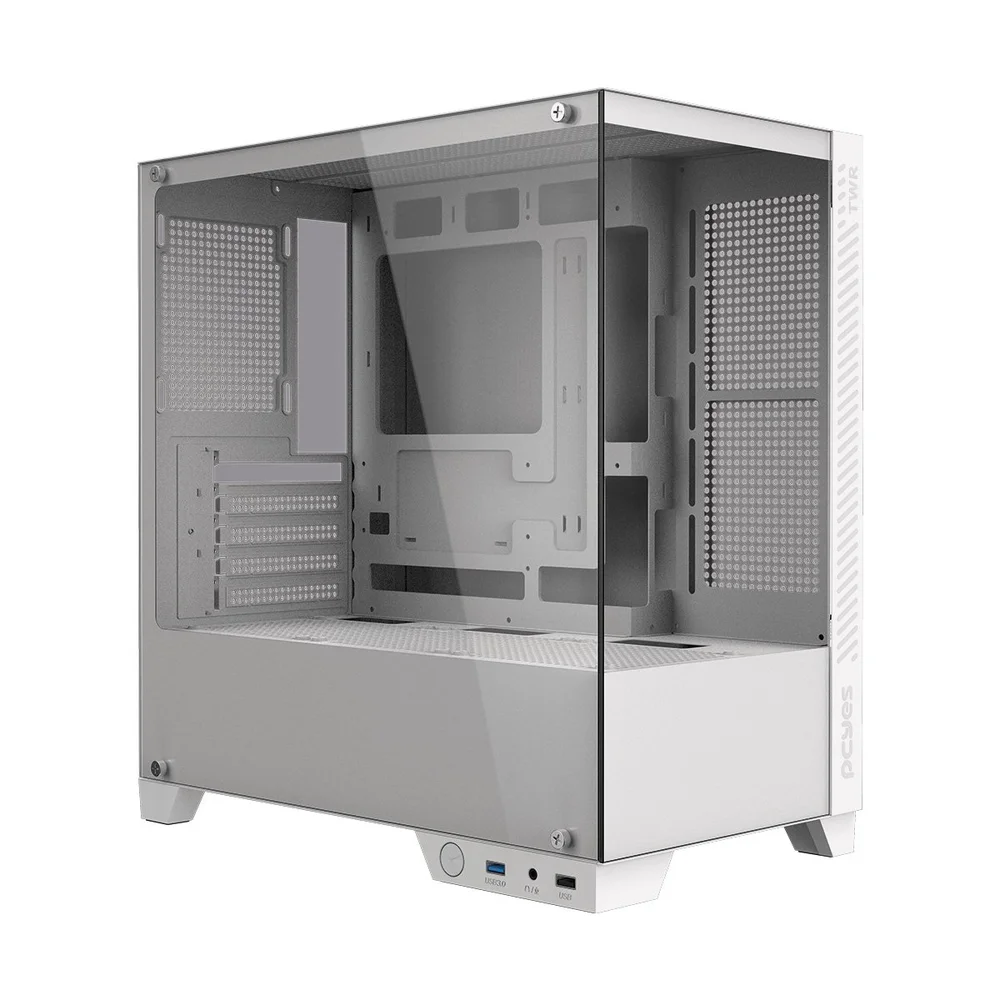 Imagem 2 de 4 do produto Gabinete Gamer Forcefield Twr White Ghost- Gfftwrwg