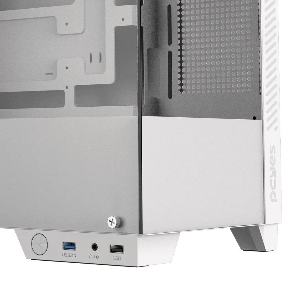 Imagem 3 de 4 do produto Gabinete Gamer Forcefield Twr White Ghost- Gfftwrwg