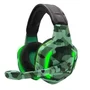 Fone De Ouvido Gamer Camuflado Xp-6 Naval Cor Verde
