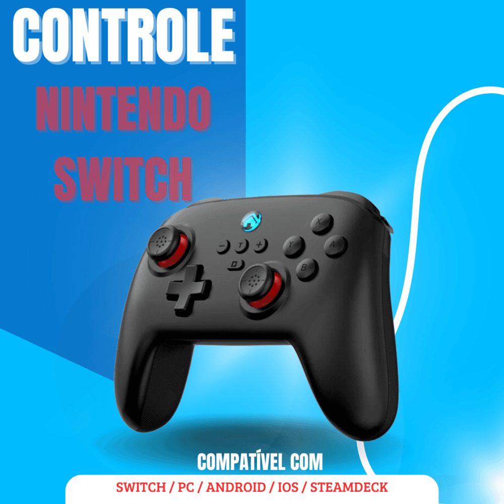 Imagem 4 de 4 do produto Controle Sem Fio Compatível Com Switch S11 Preto