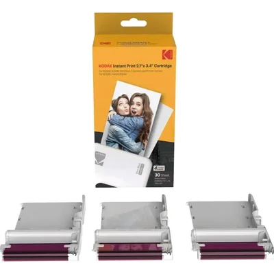 Suprimentos Para Kodak Mini 2 E Mini Shot 2  (30 Folhas) - Formato 2.1x3.4 Inches (5,3 X 8,6 Cm)