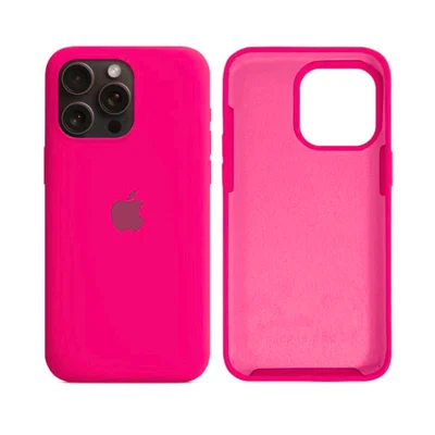 Capa Capinha Case Silicone Premium Aveludada Logo Compatível Iphone 15 Pro Max