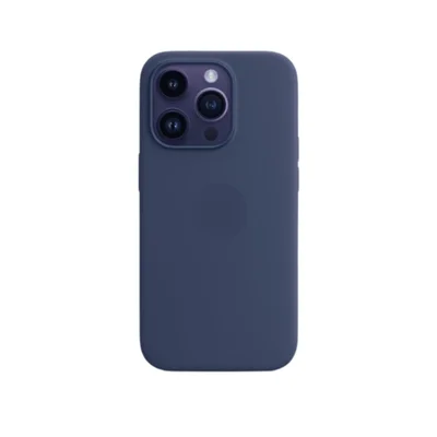 Capa Capinha Case Super Premium De Couro Sintético Magsafe Magnético Compatível Iphone 13 - Azul Marinho