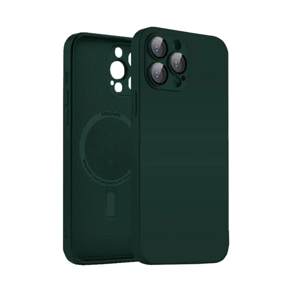 Imagem 2 de 5 do produto Capa Capinha Case Super Premium Vidro Glass Proteção De Câmera Compatível Iphone 15 Pro Max - Grafite